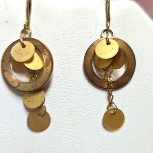 Goldtone Dangle Earrings